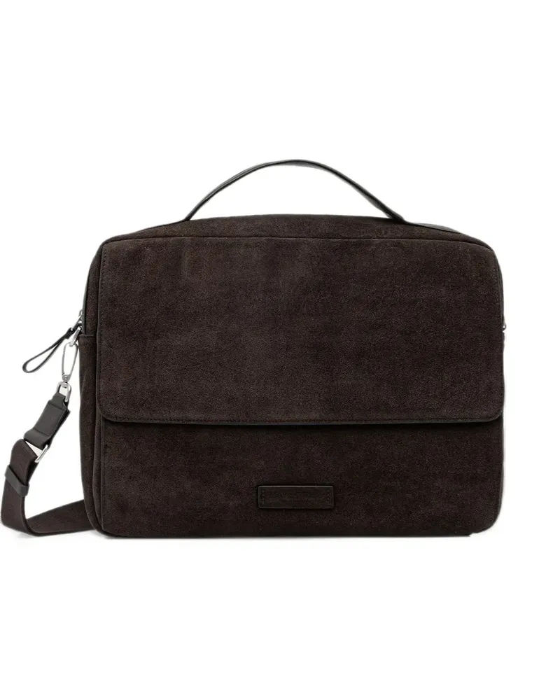 Marc O'Polo Emil bovine leather briefcase - Braun Braun
