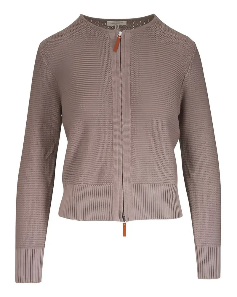 Lafayette148 Cardigan mit Reißverschluss - Nude Nude