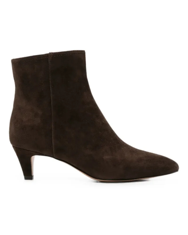 Twin-Set pointed-toe kitten-heel ankle boots - Braun Braun