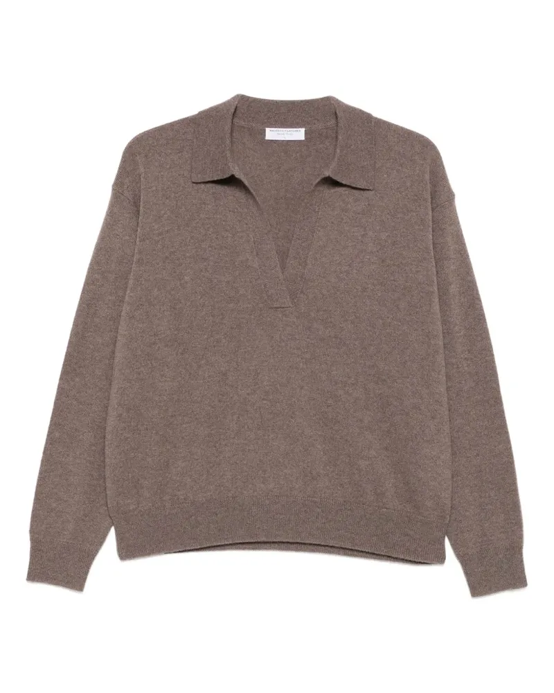Majestic Pullover aus Kaschmir - Braun Braun