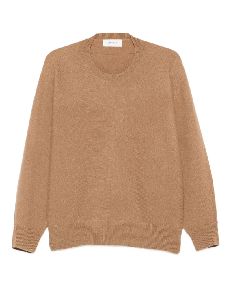 Lisa Yang Haily Pullover mit Rundhalsausschnitt - Braun Braun