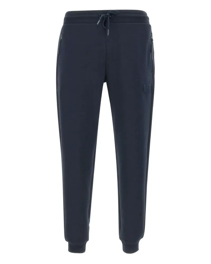 EA7 Jogginghose mit Logo-Patch - Blau Blau