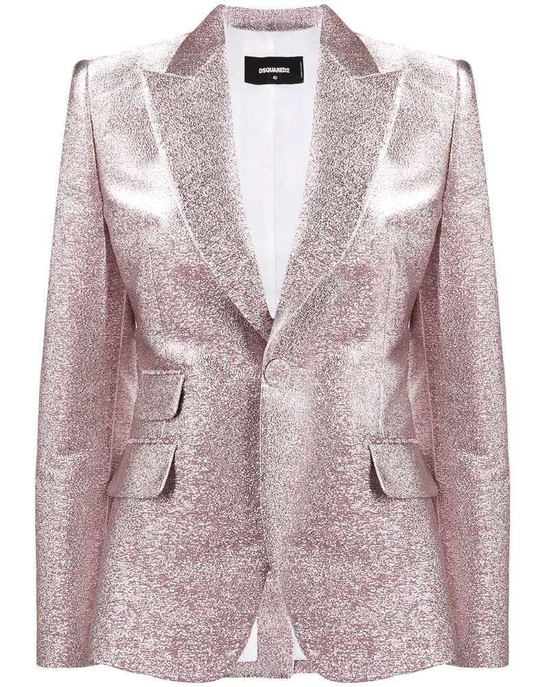 Dsquared2 Blazer im Glitter-Look - Rosa Rosa