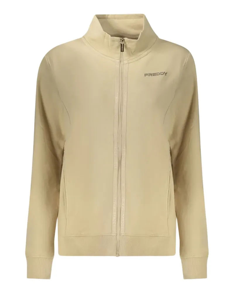 Freddy zip-up mock-neck sweatshirt - Nude Nude