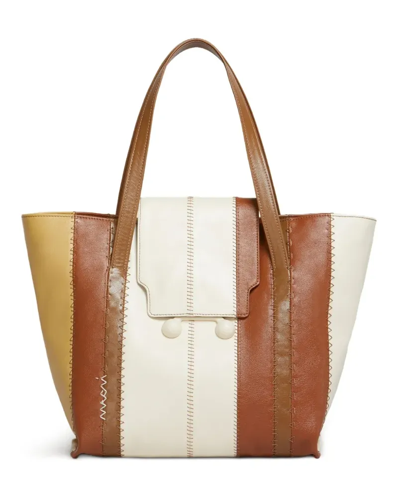 Marni Mittelgroße Trunkaroo Tote Bag - Braun Braun