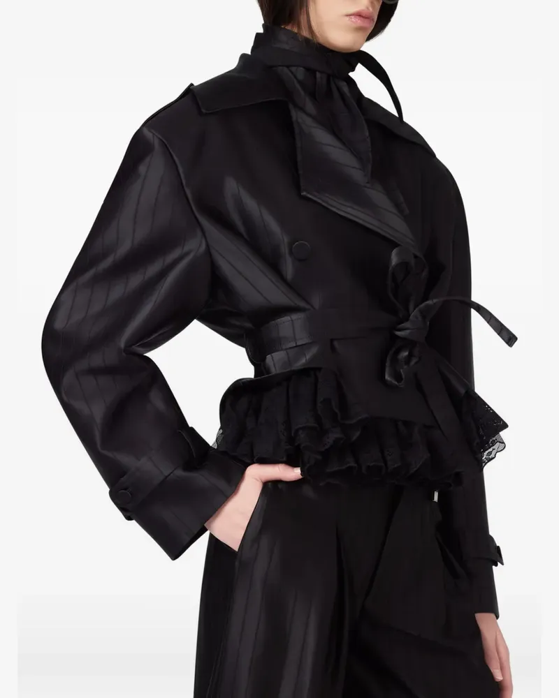Giuseppe di Morabito Jacke mit Nadelstreifen - Schwarz Schwarz