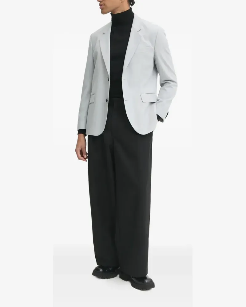 HUGO BOSS Einreihiger Blazer - Grau Grau