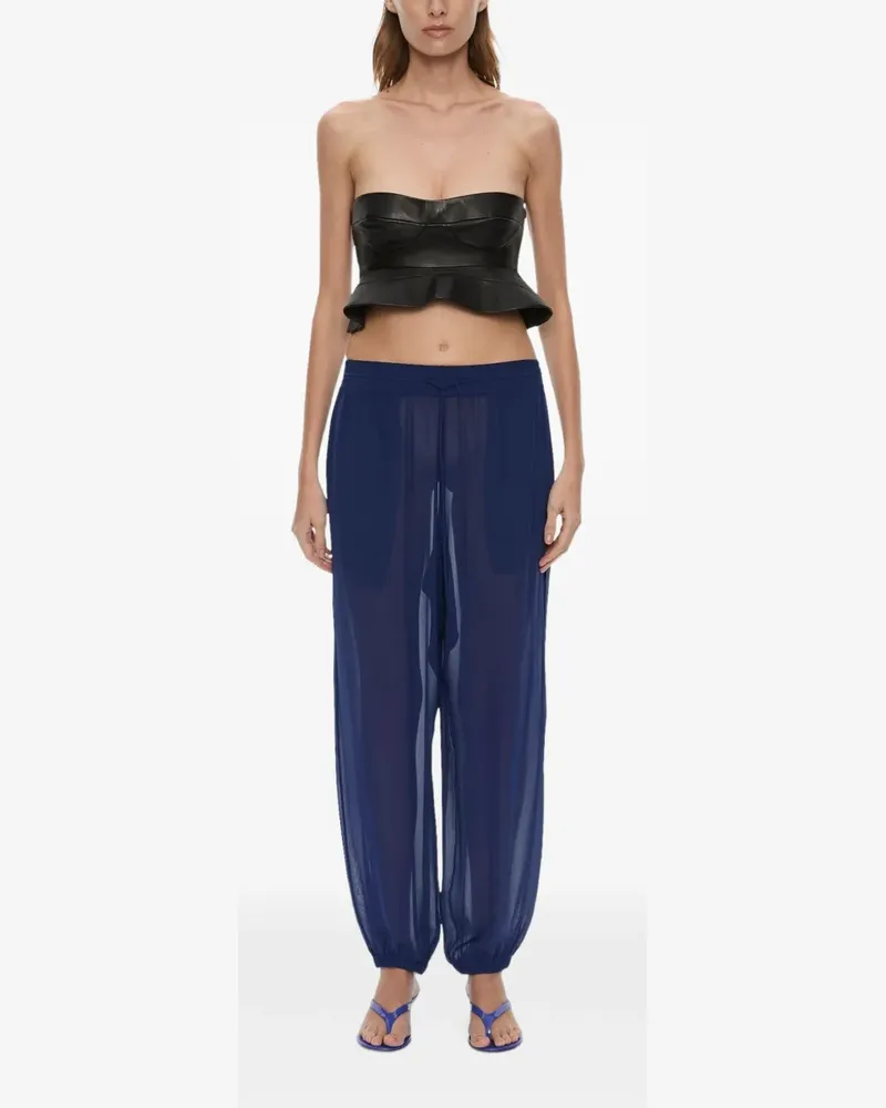 Christopher Esber Bennett Seidenhose - Blau Blau