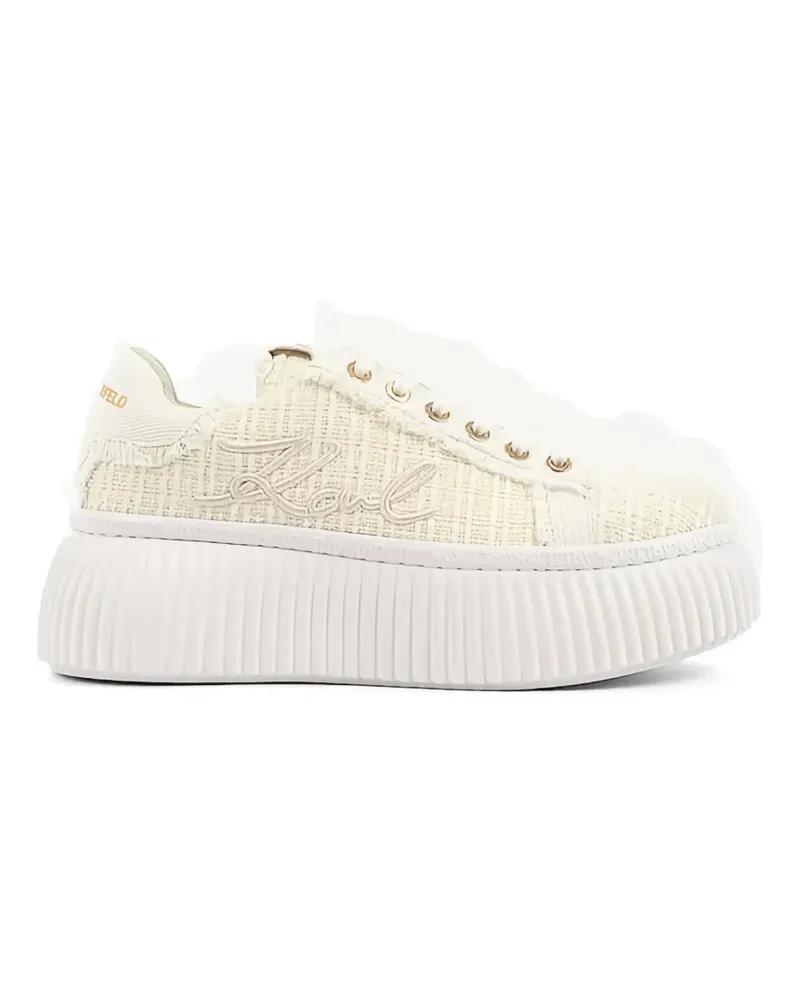 Karl Lagerfeld Kreeper Lo flatform sneakers - Nude Nude