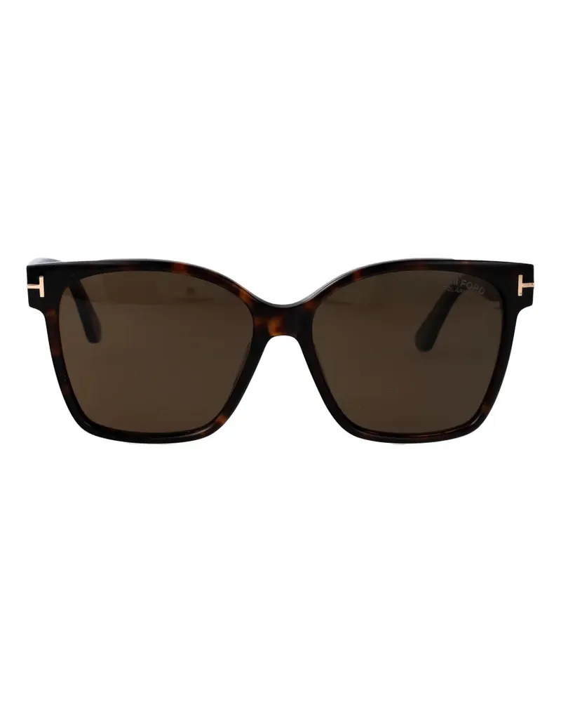 Tom Ford Iris-02 square-frame sunglasses - Braun Braun