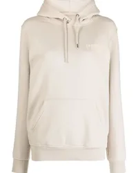 Yves Salomon Hoodie mit Logo-Print Nude