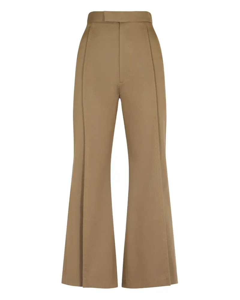 Vivienne Westwood Ausgestellte High-Waist-Hose - Braun Braun