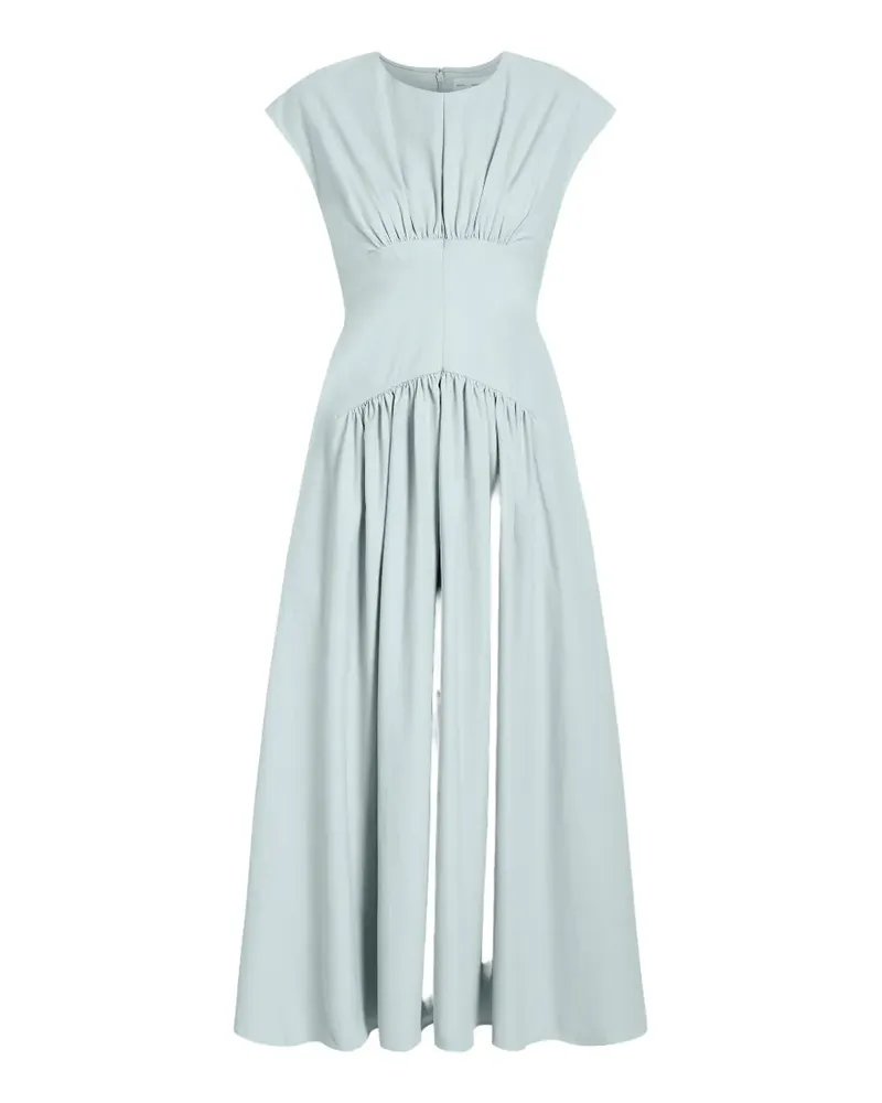 Proenza Schouler Nyssa ruched-detail maxi dress - Blau Blau