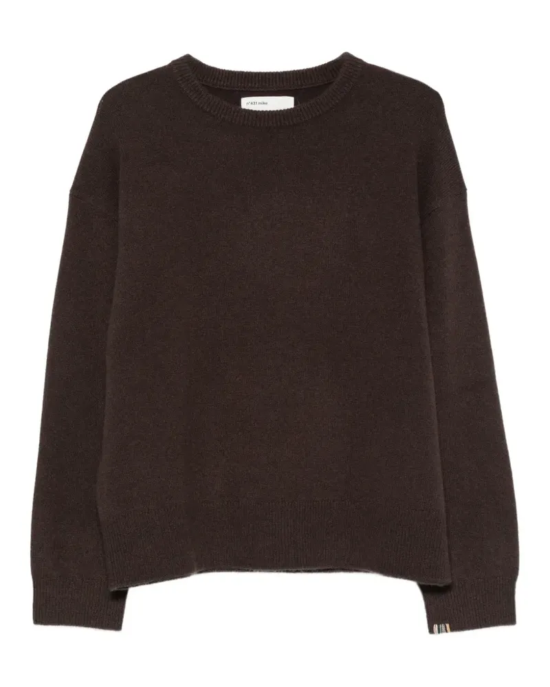 extreme cashmere Mike Pullover mit rundem Ausschnitt - Braun Braun