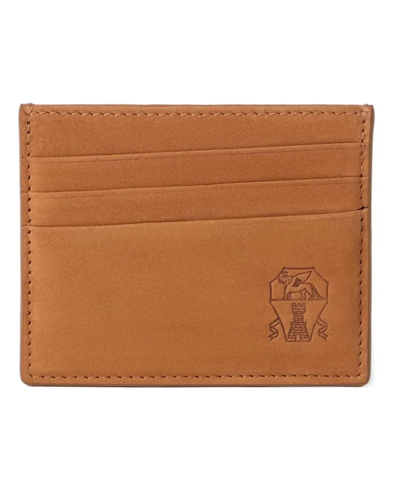 Brunello Cucinelli Kartenetui mit Logo-Prägung - Braun Braun