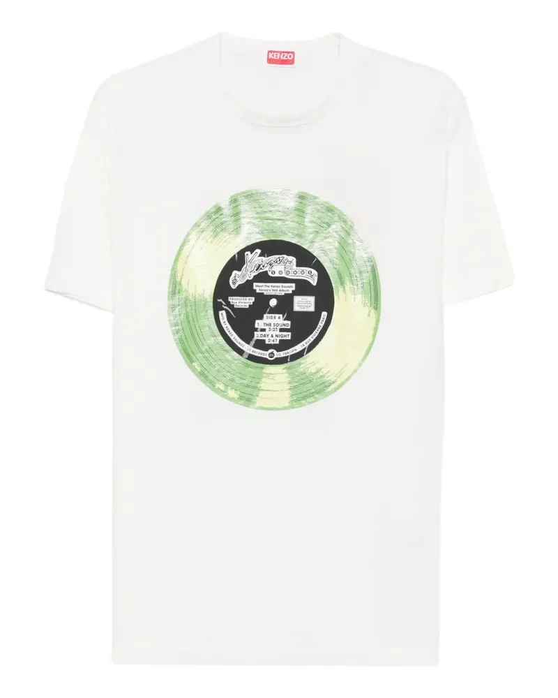 Kenzo Sounds graphic-print T-shirt - Weiß Weiß