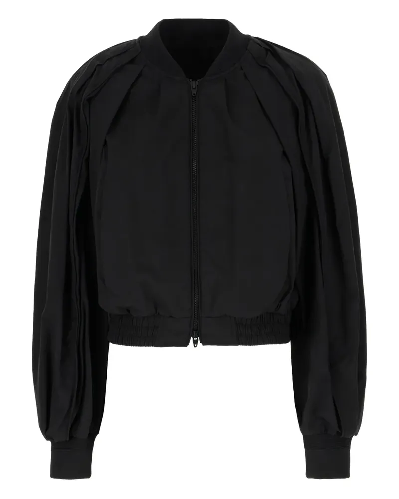 JUUN.J Bomberjacke mit Falten - Schwarz Schwarz