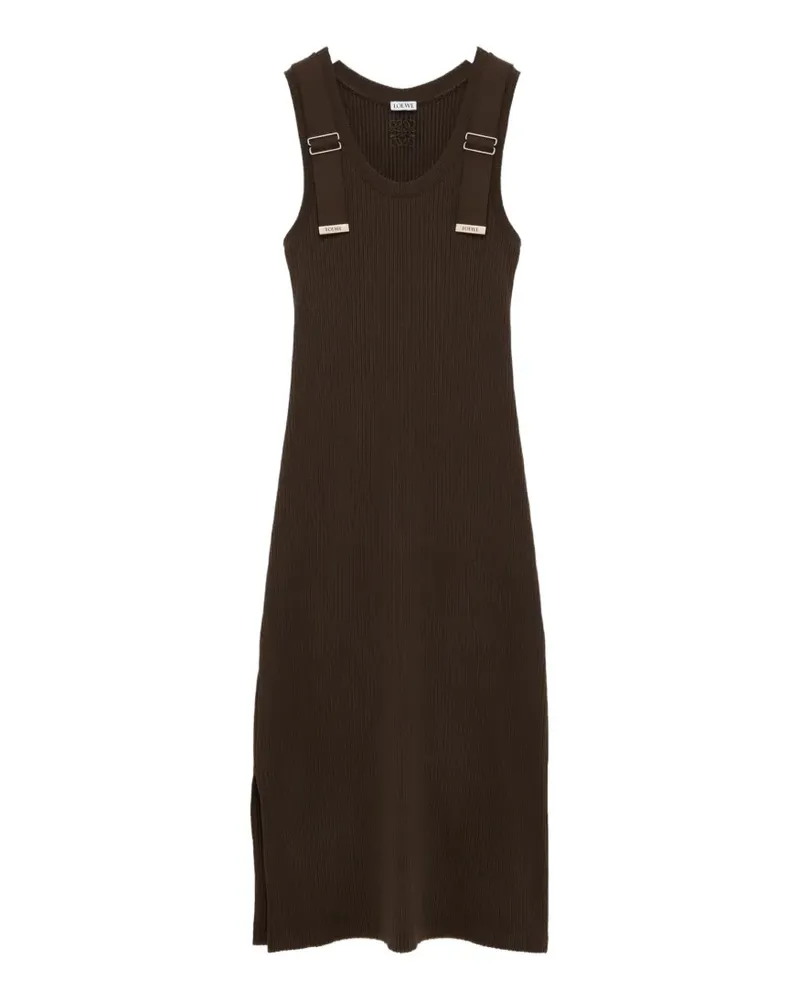 Loewe Kleid aus Baumwollstretch - Braun Braun