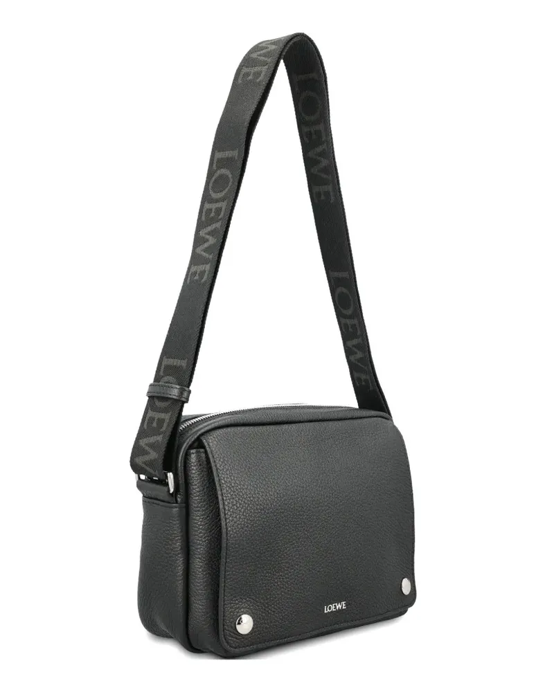 Loewe small leather messenger bag - Schwarz Schwarz