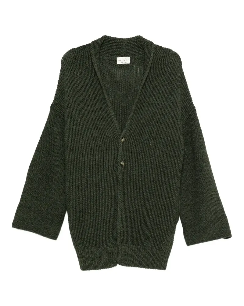 MA'RY'YA Geknöpfter Cardigan - Grün Grün