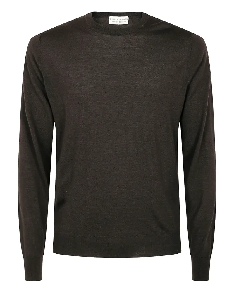 Filippo de Laurentiis Pullover mit Rundhalsausschnitt - Braun Braun