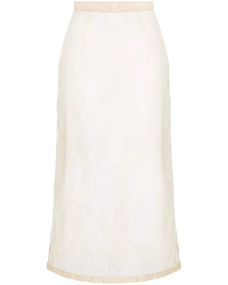 Maison Margiela Transparenter Taillenrock - Nude Nude