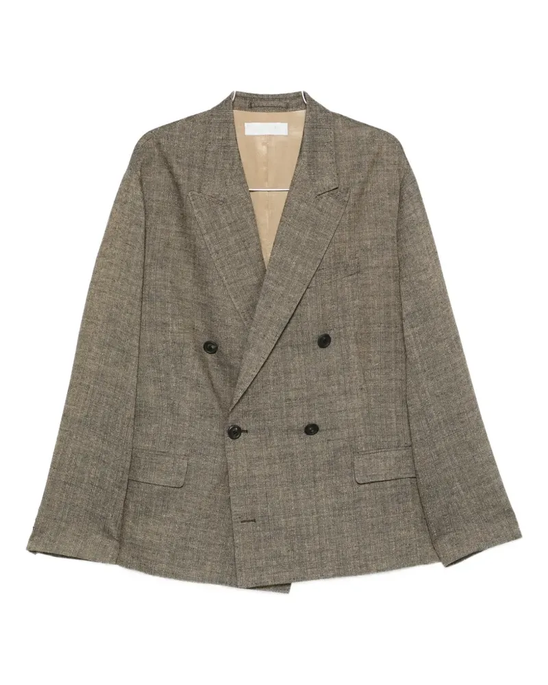 Our Legacy Halt double-breasted blazer - Braun Braun