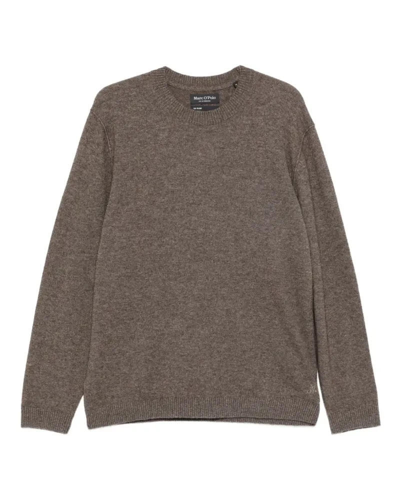 Marc O'Polo fine-knit crew-neck sweater - Braun Braun