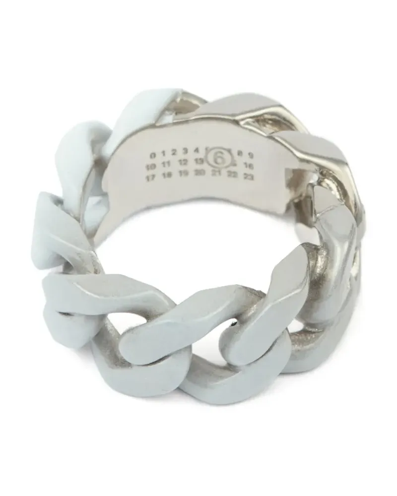 Maison Margiela Numeric Ring - Silber Silber