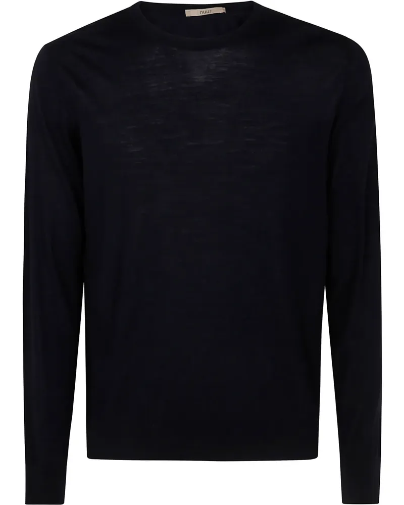 Nuur T-Shirt aus Wolle - Schwarz Schwarz