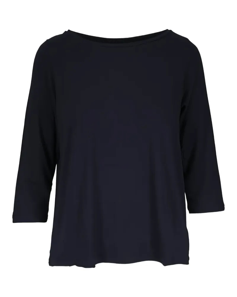 Majestic 3/4 sleeve knit top - Blau Blau