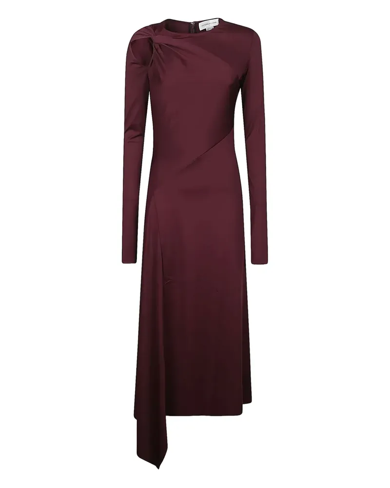 Victoria Beckham Asymmetrisches Kleid mit Cut-Outs - Rot Rot