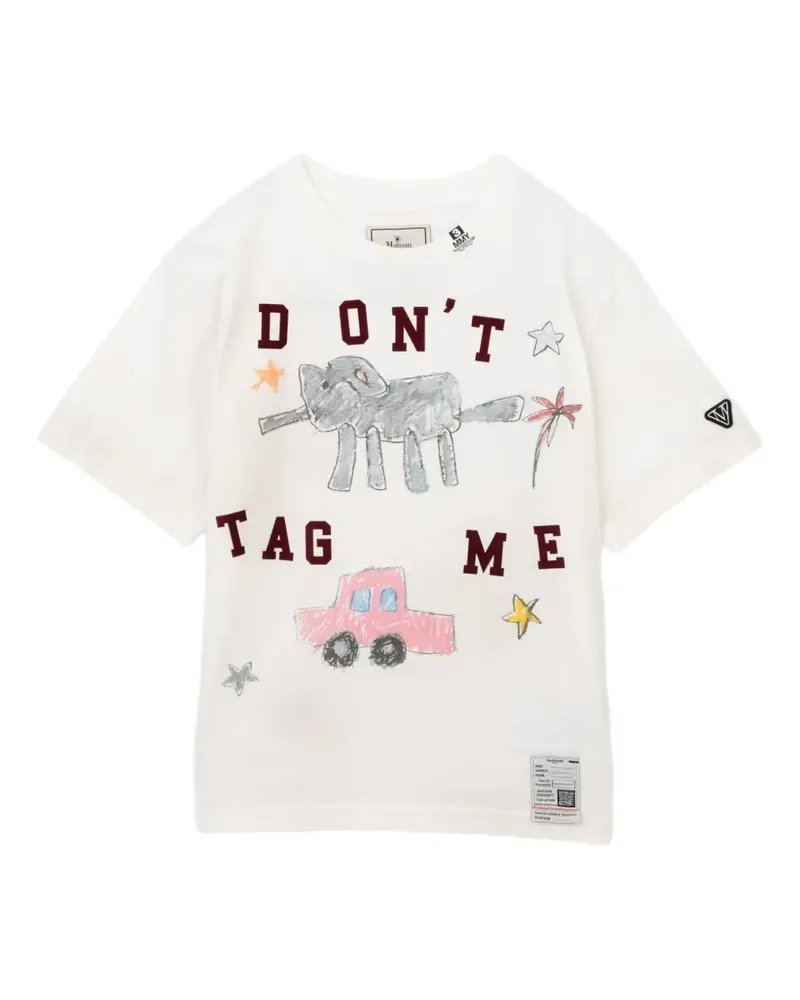 MIHARAYASUHIRO T-Shirt aus Piqué - Weiß Weiß