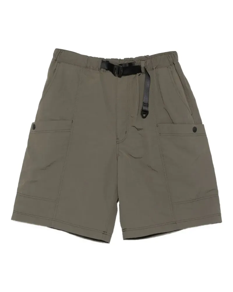 Comme des Garçons belted multi-pocket cargo shorts - Grün Grün