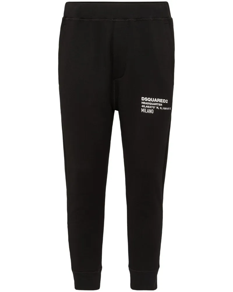 Dsquared2 Dean Jogginghose - Schwarz Schwarz