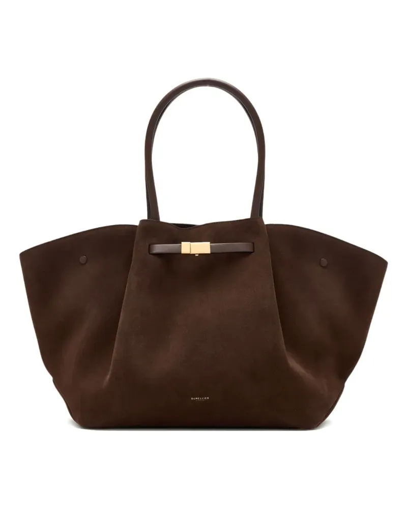 DeMELLIER The New York Tote Bag aus Wildleder - Braun Braun