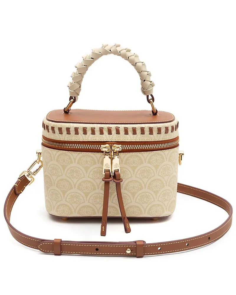 ISLA Sirena Schultertasche aus Canvas - Nude Nude