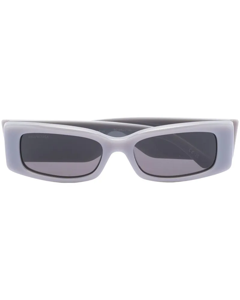Balenciaga Sonnenbrille mit Logo - Grau Grau