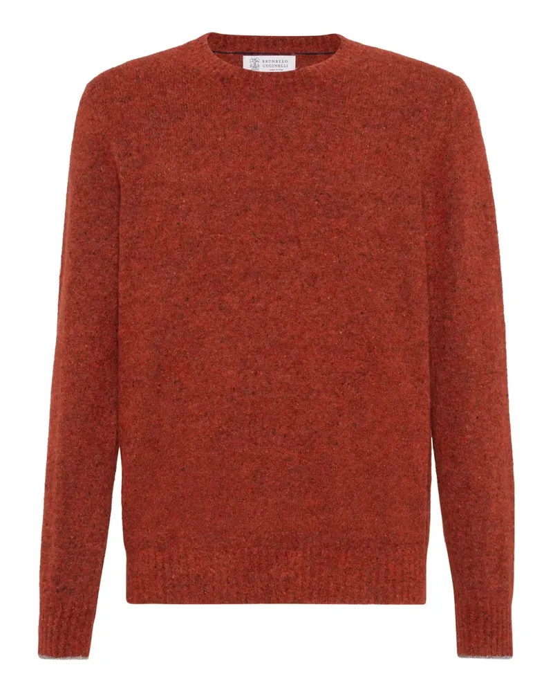 Brunello Cucinelli Pullover mit Rundhalsausschnitt - Orange Orange