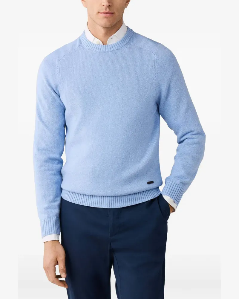 Hackett Pullover mit Rundhalsausschnitt - Blau Blau