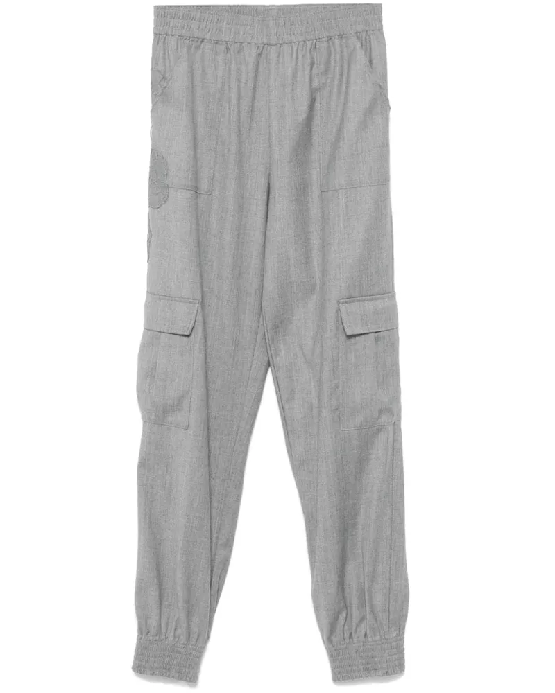 Ermanno Scervino Hose mit Kordelspitze - Grau Grau