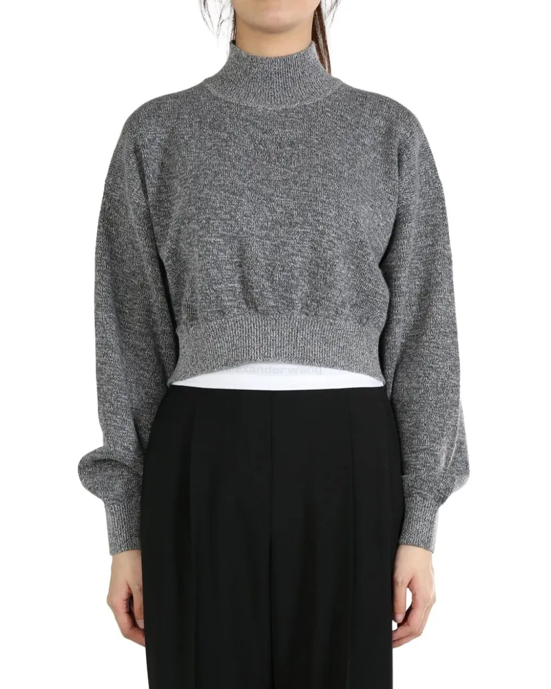 Alexander Wang cropped jumper - Grau Grau
