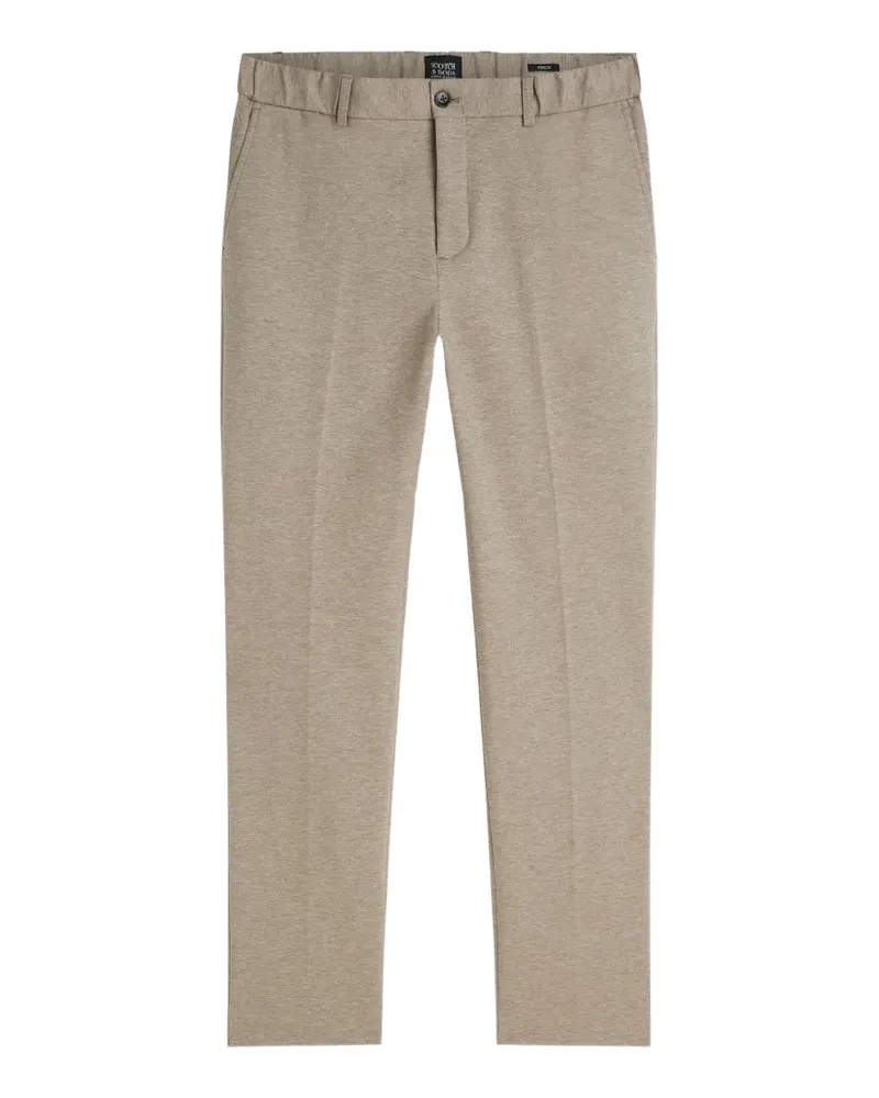Scotch&Soda pressed-crease tailored trousers - Braun Braun