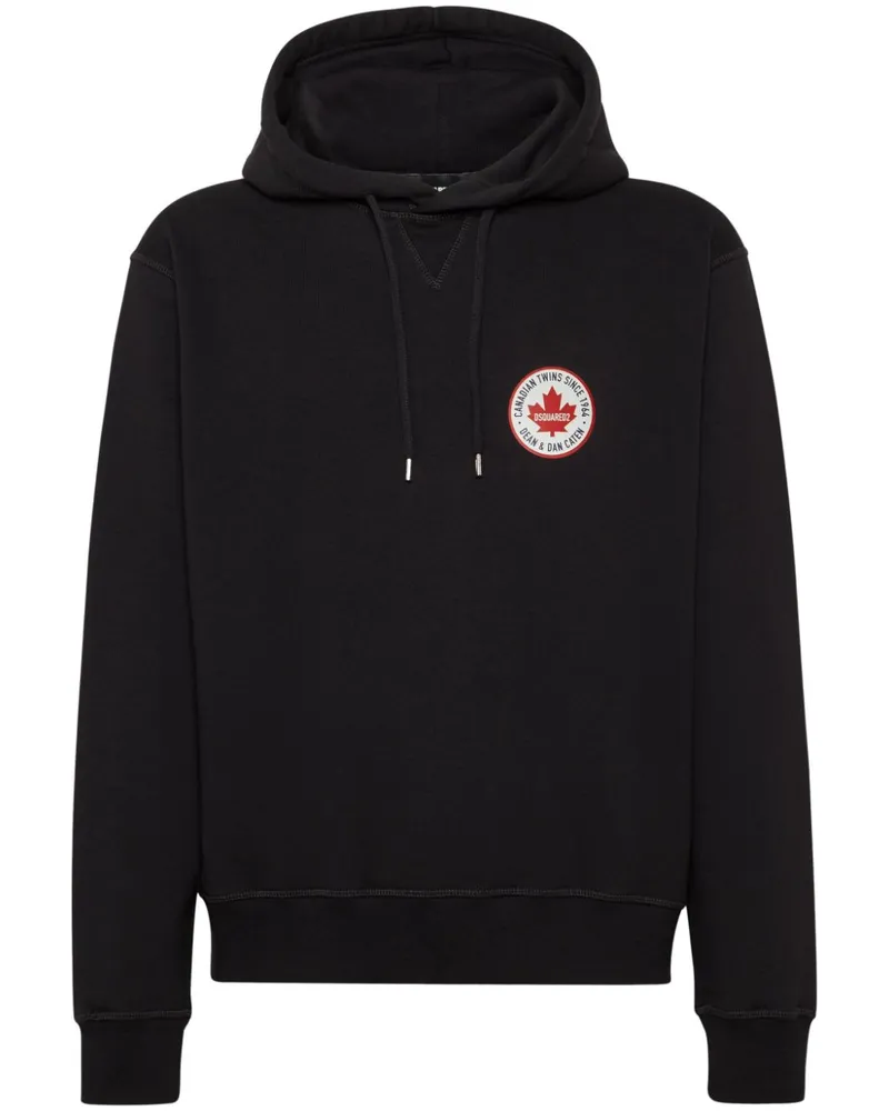 Dsquared2 Klassischer Hoodie - Schwarz Schwarz