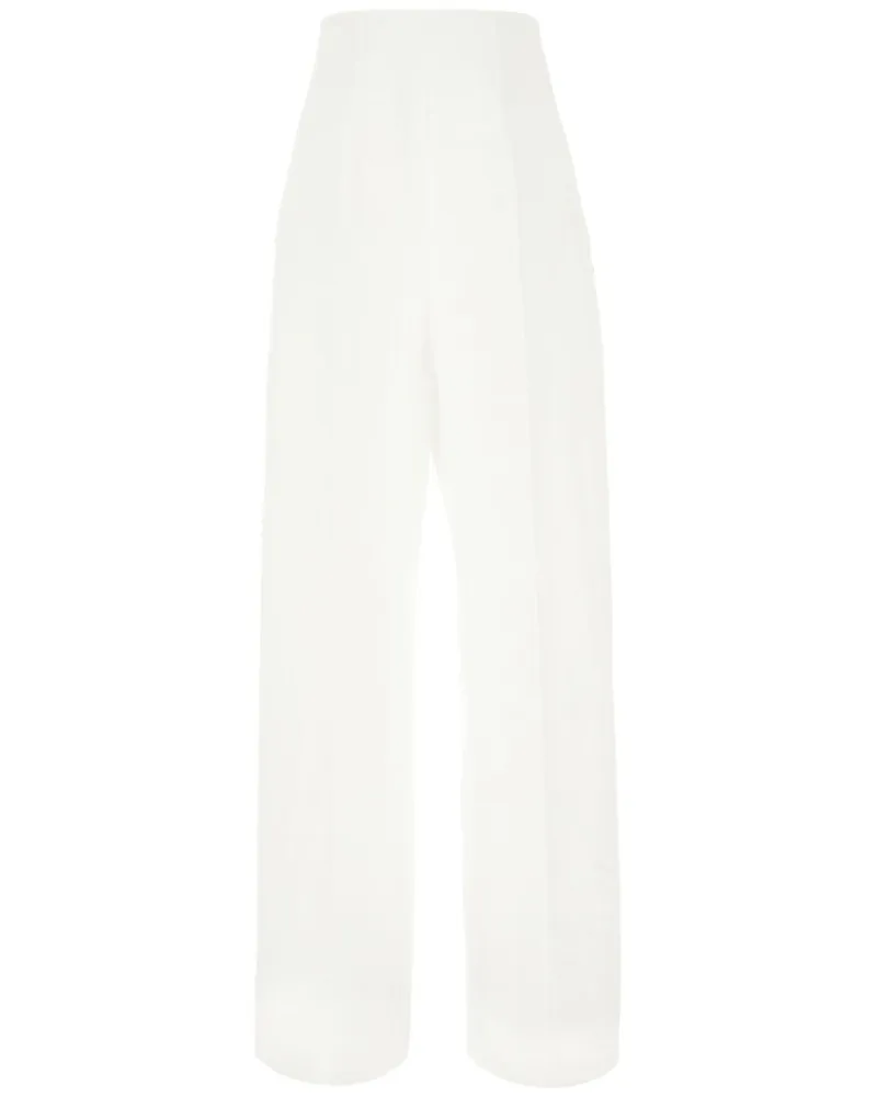 SPORTMAX Gebe Hose mit geradem Bein - Weiß Weiß