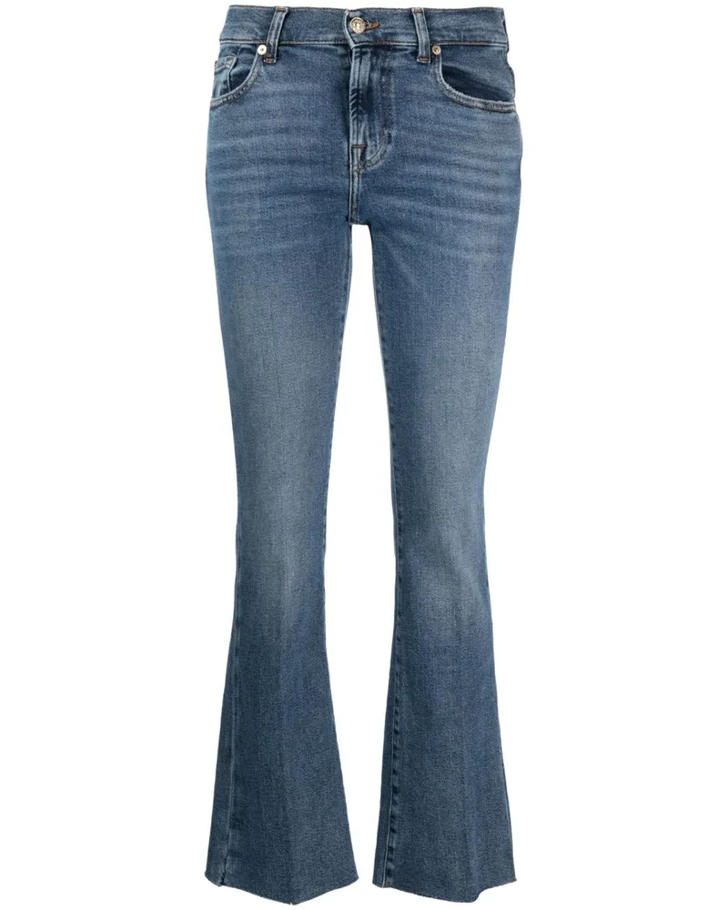 7 for all mankind Bootcut-Jeans mit Logo - Blau Blau