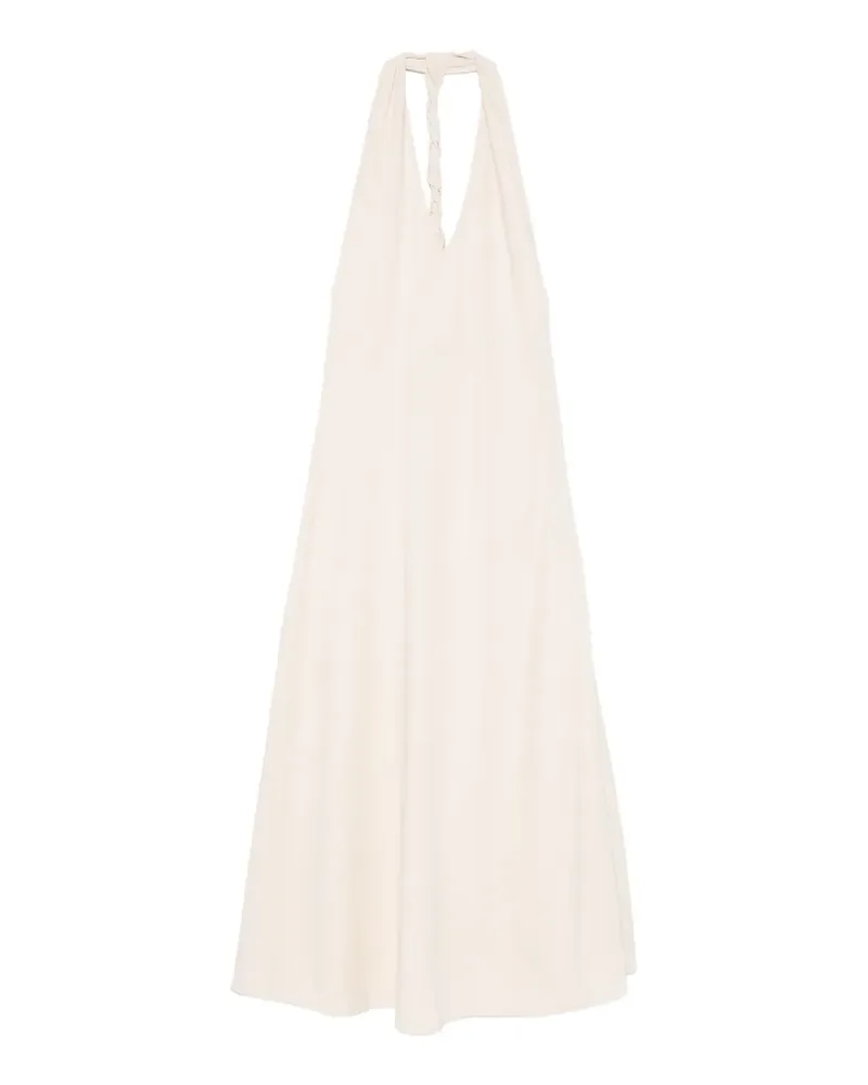 MARC ELLIS Maxikleid mit geflochtenen Riemen - Nude Nude