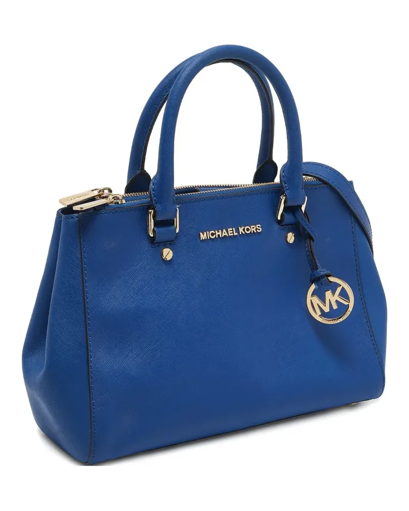 Michael Kors Mittelgroße Sutton Handtasche - Blau Blau