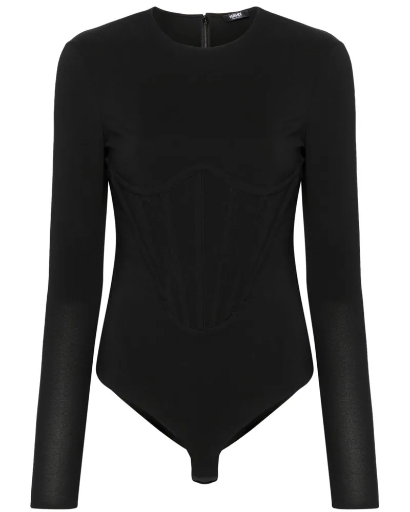 Versace Body aus Krepp - Schwarz Schwarz