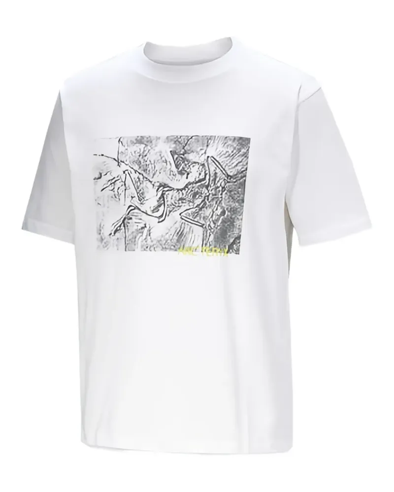 Arc'teryx Kragg T-Shirt mit grafischem Print - Weiß Weiß